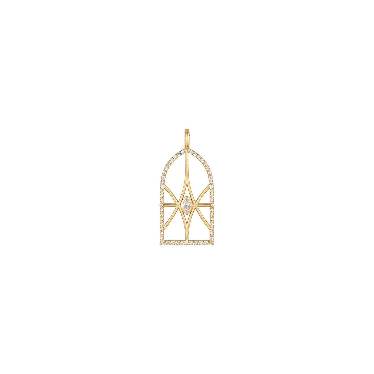 Small Gate of Echoes Pendant